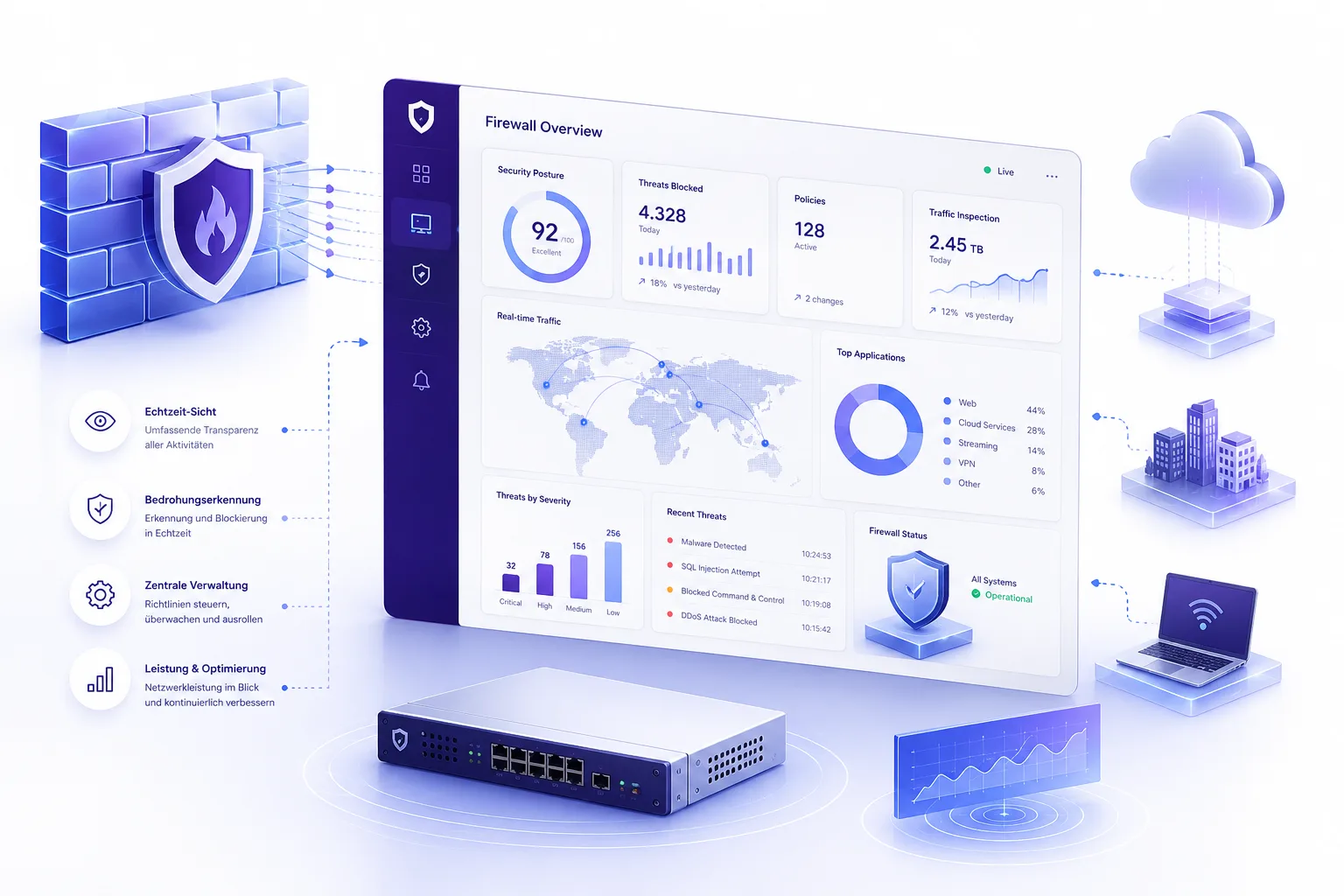 Firewall-Management und Netzwerksegmentierung