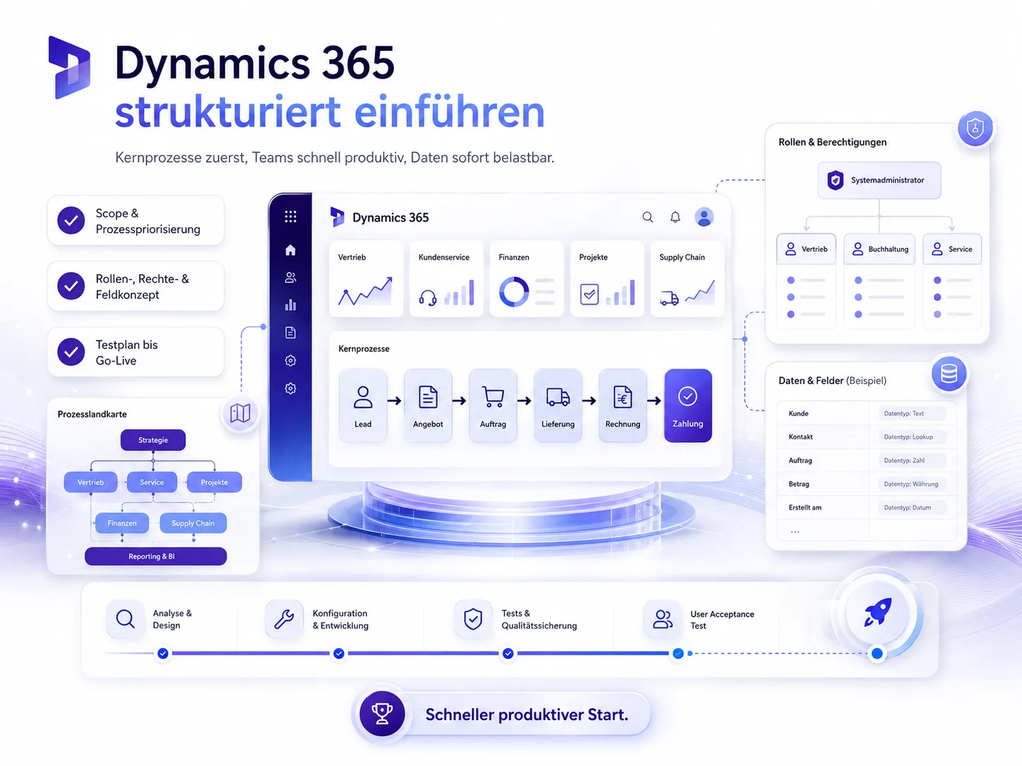 Dynamics 365 Einführung und Prozessdesign