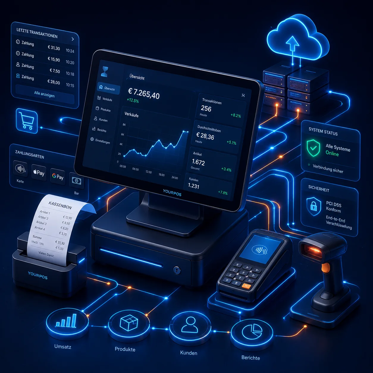 Kassensysteme im Unternehmensalltag