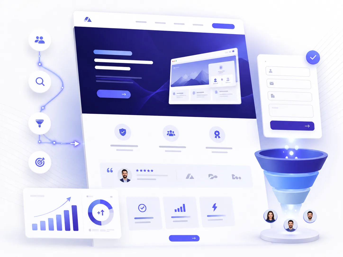 Webseiten mit Conversion-Fokus