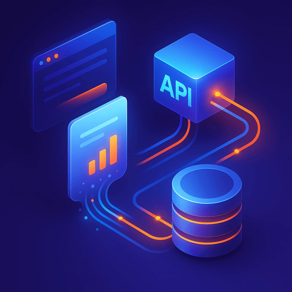 Webscraping und API-Integration Illustration