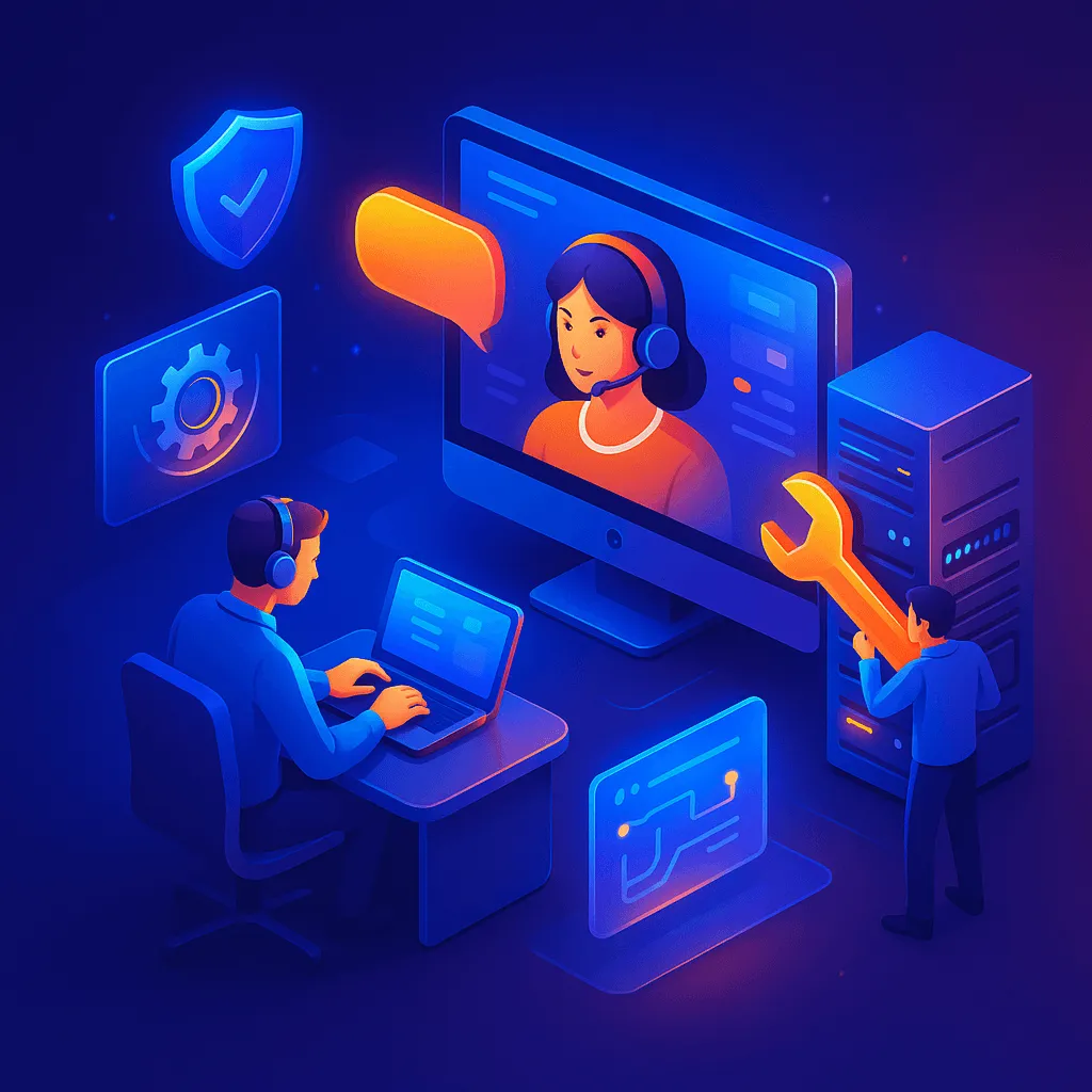 IT-Support Illustration