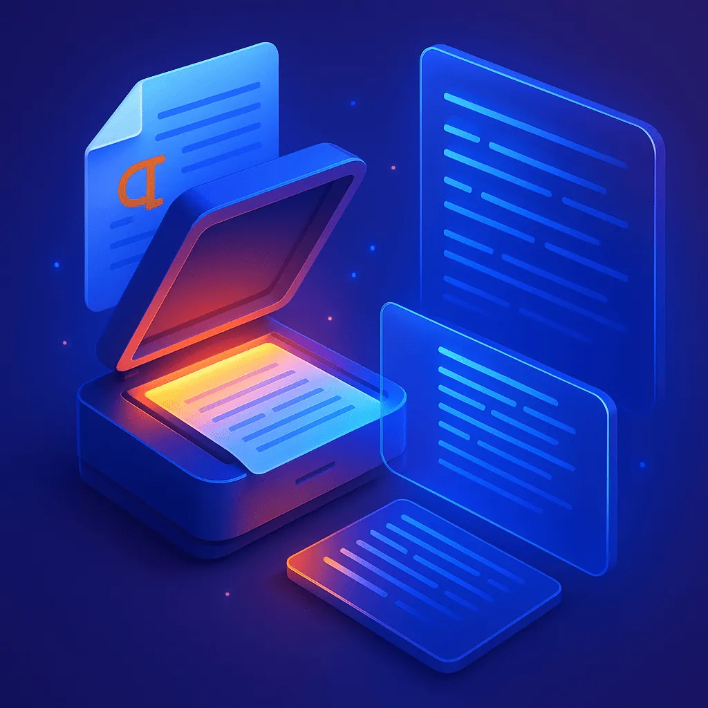 Dokumenten- & Textautomatisierung Illustration